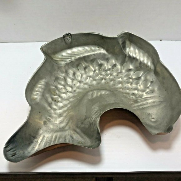 Copper Mold Flying Fish Curved Fish  Made In Korea  Wall Hanging Decor Vintage - Picture 8 of 11